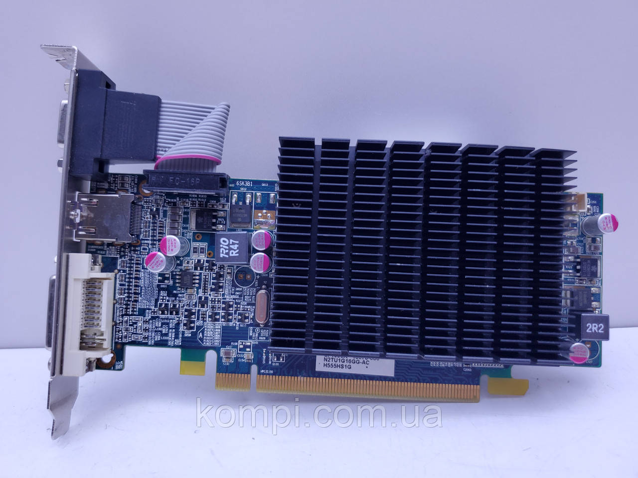 Відеокарта HIS Radeon HD 5550 1GB (GDDR3,128 Bit,HDMI,PCI-Ex,Б/у)