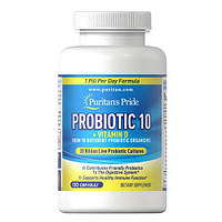 Puritan's Pride Probiotic 10 with Vitamin D 120 капс MS