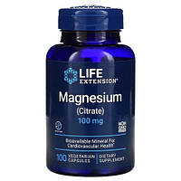 Life Extension Magnesium (Citrate) 100 mg 100 капсул MS