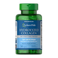 Puritan's Pride Hydrolyzed Collagen 1000 mg 30 таб. MS
