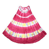 Платье Летнее Karma Вискоза Вышивка Свободный размер Ярко-розовый (24378) DU, код: 5552583