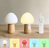 RGB Нічник "Грибочок" - дитяча лампа, фото 4