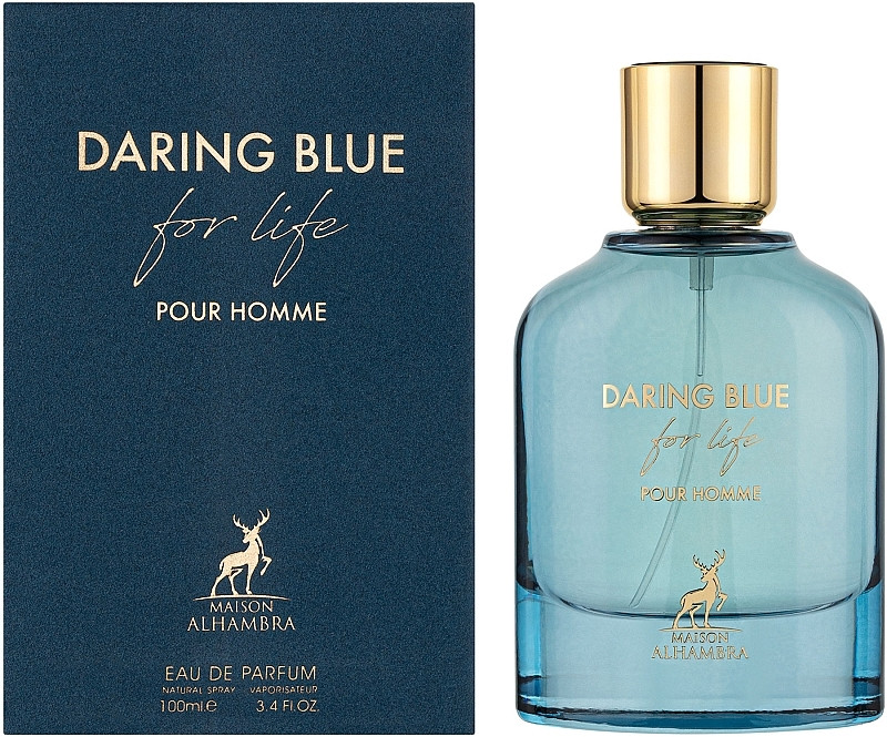Daring Blue For Life 100мл. Maison Alhambra Парфумована вода чоловіча Дарінг блу