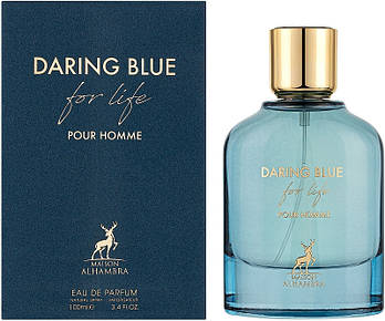 Daring Blue For Life 100мл. Maison Alhambra Парфумована вода чоловіча Дарінг блу