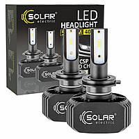 LED автолампа Solar H7 12/24V 6000K 5000Lm 40W, CSP1860 2шт