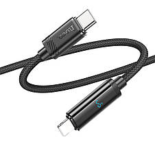 Кабель для iPhone Hoco U127, Type-C to Lightning 27W 1.2m, фото 3