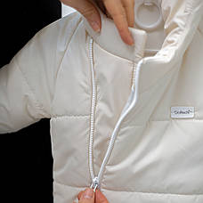 Дитячий демісезонний весняний комбінезон 0-12 міс с капюшоном для новонародженого  62 68 74 см, фото 3