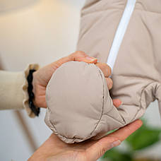 Дитячий демісезонний весняний велюровий комбінезон 0-12 міс с капюшоном для новонародженого 62 68 74 см, фото 2