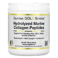 California Gold Nutrition Hydrolyzed Marine Collagen Peptides 200 грам MS
