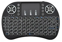 Беспроводная клавиатура KEYBOARD wireless MWK08/i8 + touch для смарт ТВ/ ПК/ планшетов цвет черный