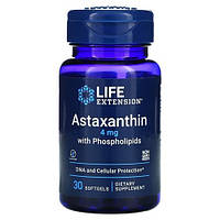 Life Extension Astaxanthin with Phospholipids 4 mg 30 капсул MS