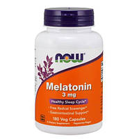 NOW Melatonin 3 mg 180 капс MS