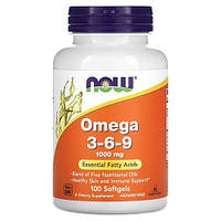 NOW Omega 3-6-9 1,000 mg 100 капсул MS