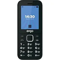 Кнопочный телефон Ergo E241 Black Dual Sim