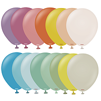 Латексна куля Kalisan "Асорті ретро (Assorted Retro)", 12" (30 см.), 100 шт.
