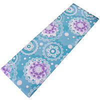 Килимок для йоги замшевий двошаровий 183x61x0.3 см Record FI-5662-21