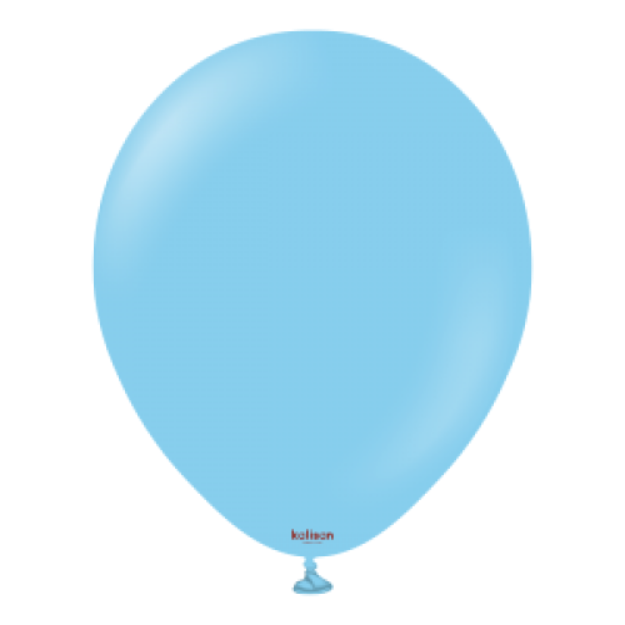 Латексна куля Kalisan "Макарун блакитний (Baby Blue)", 12" (30 см.), 100 шт.
