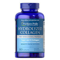 Puritan's Pride Hydrolyzed Collagen 1000 mg 180 таб MS