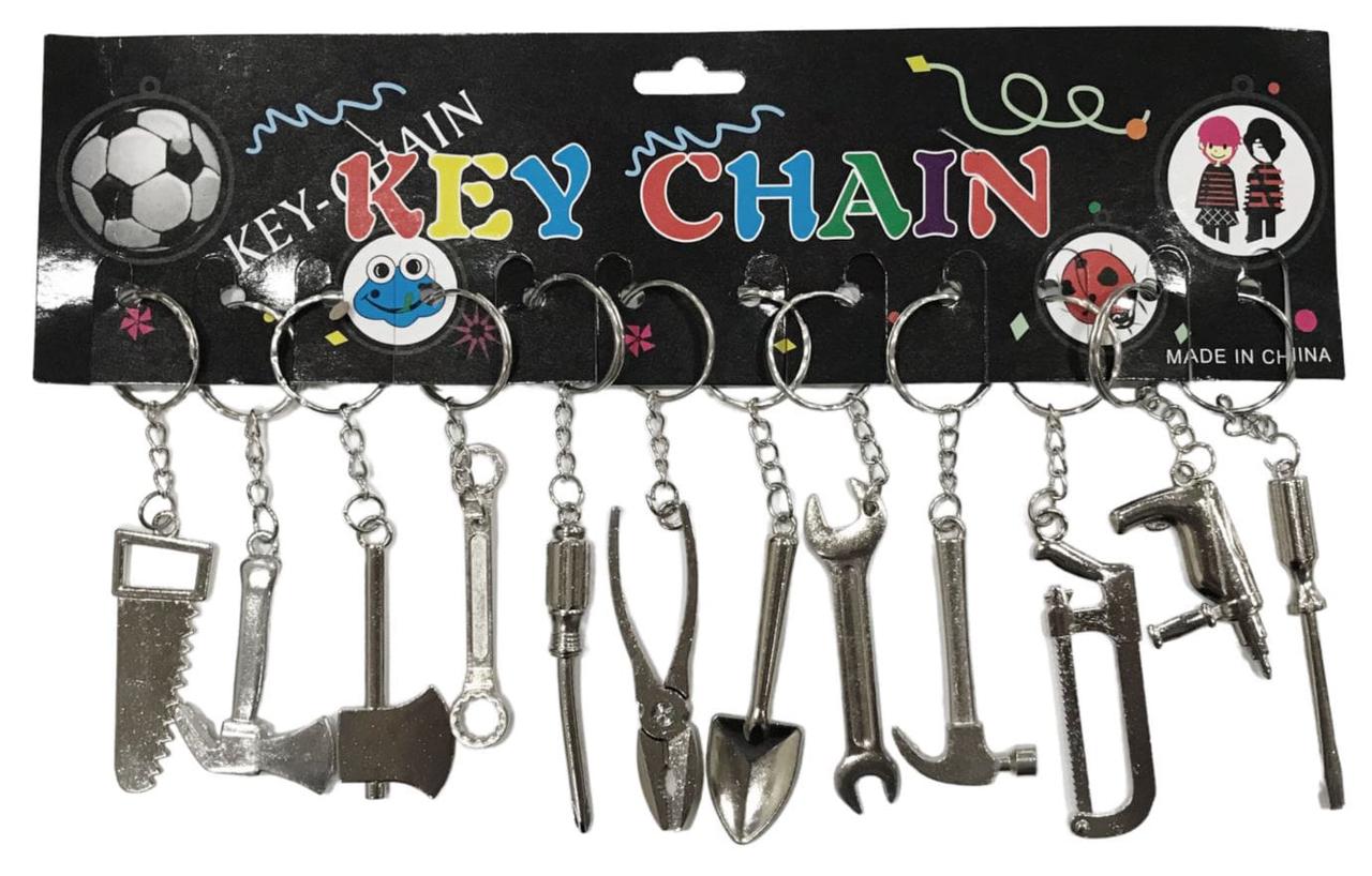 Брелок металевий KeyChain Інструмент 6см асорті №CD-3200, фото 1
