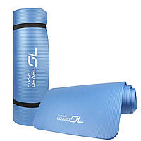 Килимок для йоги та фітнесу 7SPORTS NBR Yoga Mat MTS-1 (180*60*0,8см.) Блакитний MS