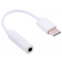 Переходник Lapara USB Type-C Male - Audio AUX mini jack 3,5 mm Female (LA-Type-C-Audio-3.5mm white)