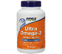 NOW Foods Ultra Omega-3 180 рідких капсул MS