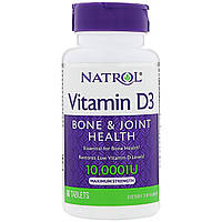 Витамин D3 Natrol 10.000 МЕ 60 таблеток (24657) CS, код: 1535846