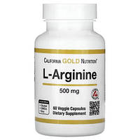 California Gold Nutrition L-Arginine 60 капсул MS