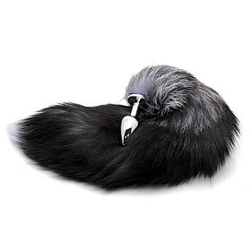 Анальний пробка з хвостиком Анальний плаг хвіст єнота | Пробка хвіст для анального сексу All 35