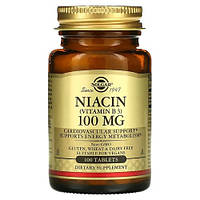 Solgar Niacin 100 мг 100 таблеток MS