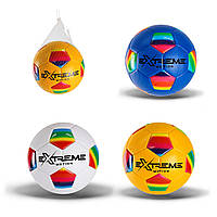 Мяч футбольный арт. FB1445 (60шт) №5, PU, 320 грамм, MIX 3 цвета,сетка+игла