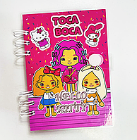 Развивающая книга - блокнот липучки Мини дом ТОКА БОКА Hello Kitty TOCA BOCA