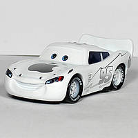 Машинка Молния Маквин белый Apple из мультика Тачки мф Cars Pixar игрушка машина из Тачек тачка McQueen белый