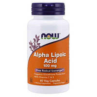 NOW Alpha Lipoic Acid 100 mg 60 капсул MS