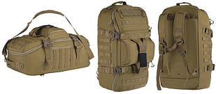 Сумка-баул/рюкзак 2Е Tactical, L, зелена