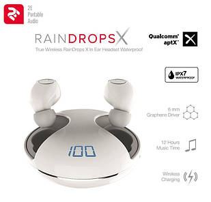 2E Навушники RainDrops Х True Wireless Waterproof Mic White