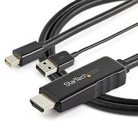 Кабель HDMI-Mini DisplayPort, 6 футов (2 м), 4K, 30 Гц активный переходной кабель HDMI-mDP со звуком питан