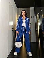 Модный стильный прогулочный костюм Двухнитка (тонкая и хорошего качества) 50-52,54-56,58-60 Цвета 5 Синий