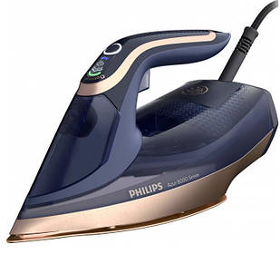 Праска Philips Azur 8000 Series, 3000 Вт, 350 мл, паровий удар — 2209, постійна пара — 85 г, неірж. сталь, темно