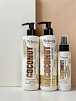 Набір для волосся Top Beauty : Шампунь Coconut, 250 мл + Маска Coconut, 250 мл + Спрей Coconut, 100 мл