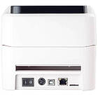 Друкарка етикеток Xprinter XP-420B (термодрук, 152 мм/с, стрічка 76 мм, 203 DPI, USB, білий), фото 5
