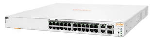 Комутатор Aruba Instant On 1960 24xGE, 20p Class4 4p Class6 PoE 370W, 2хSFP+10GE, 2х10GBASE-T ports, LT