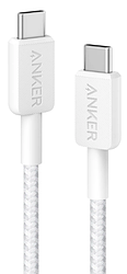 Кабель ANKER 322 USB-C to USB-C - 1.8m Nylon White