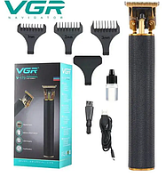 Беспроводная машинка для стрижки волос и бороды, профессиональный триммер на аккумуляторе 600mah VGR V 179