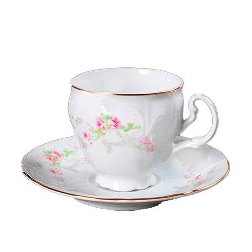 Набір чайний Thun Bernadotte 6151011 на 6 персон 12 предметів 240мл d8 см h8 см фарфор (6151011), фото 1