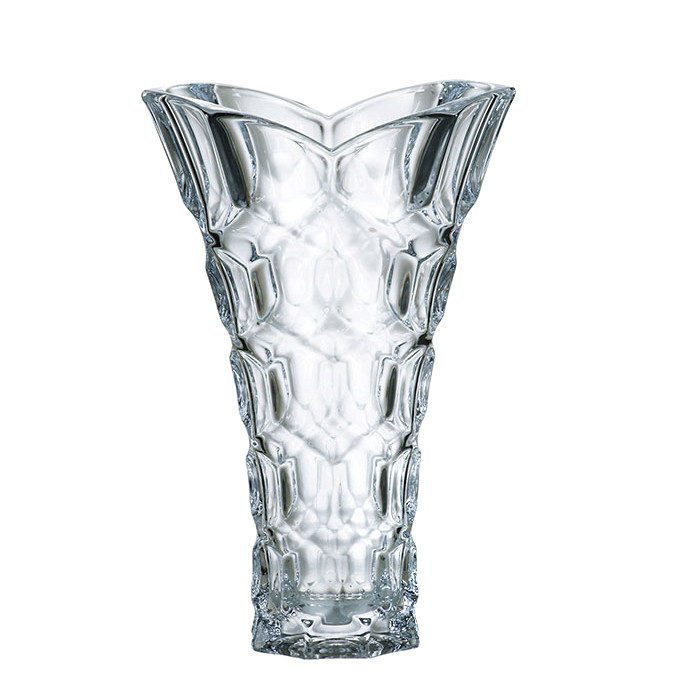 Ваза для квітів Bohemia Honey Comb h35,5 см богемське скло (8K976/0/99B68/355), фото 1