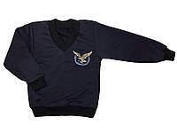 Пуловер Орел з емблемою-вишивкою для хлопчика двунитка