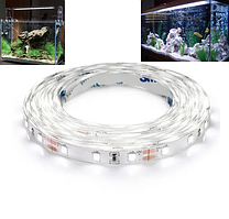 Світлодіодна LED cтрічка 12V для акваріума біла повного спектру