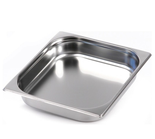 Гастроємкість без ручок Hendi Budget Line 2/3 35,4х32,5 см h4 см неіржавка сталь (800218), фото 1