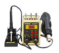 Паяльна станція AIDA 858D+ безкомпресорна,фен, паяльник